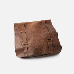 Brown-leather-shoulder-bag